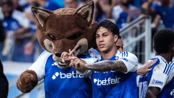 Atacante do Cruzeiro, Kaio Jorge marcou 21 gols no Brasileiro e cinco na Copa do Brasil (foto: Gustavo Aleixo/Cruzeiro)
