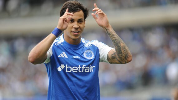 Kaio Jorge, atacante do Cruzeiro (foto: Alexandre Guzanshe/EM/D.A. Press)