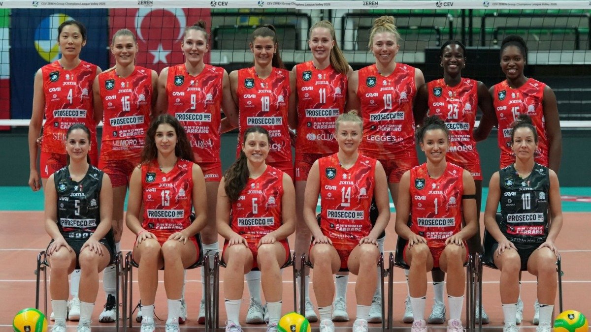 Elenco do Conegliano em 2025/26 - (foto: Conegliano/Divulgação)