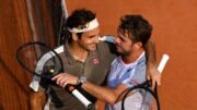 Federer e Wawrinka em 2019 (foto: Martin Bureau/AFP)
