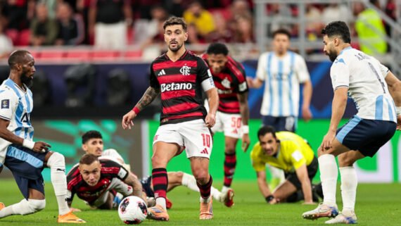 Flamengo em jogo contra o Pyramids, pelo Intercontinental (foto: Gilvann de Souza/Flamengo)