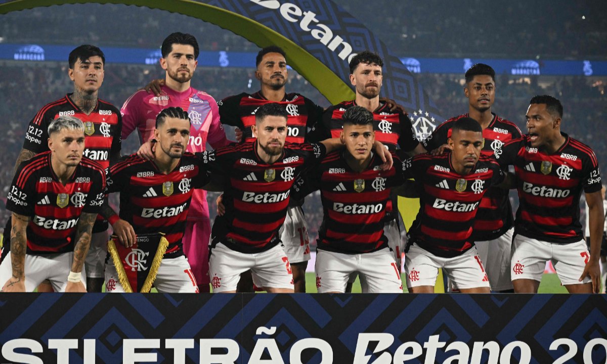 Flamengo mira o título da Copa Intercontinental (foto: Mauro PIMENTEL / AFP)