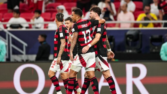 Flamengo está na final do Intercontinental (foto: Gilvan de Souza/Flamengo)