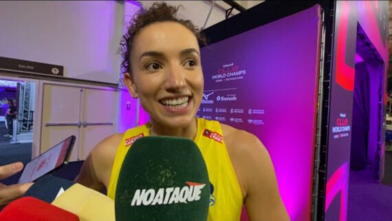 Gabi Guimarães, craque do Conegliano e da Seleção Brasileira (foto: Rafael Cyrne/No Ataque)