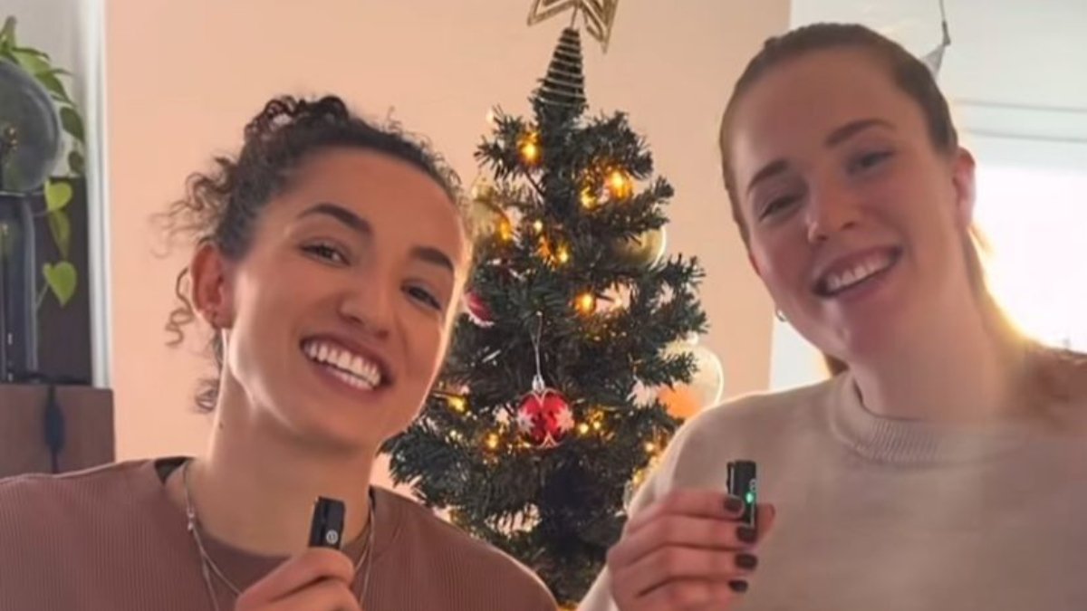 Gabi Guimarães e Isabelle Haak, atacantes do Conegliano, vão disputar o Mundial de Clubes no Brasil (foto: Reprodução/Gabi Guimarães)