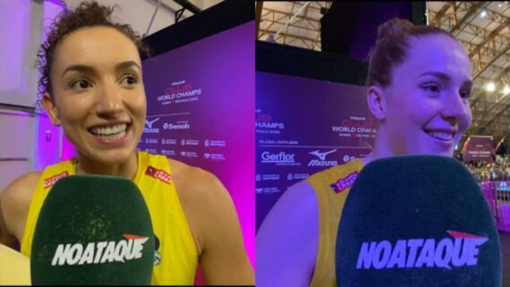 Gabi Guimarães e Isabelle Haak, estrelas de vôlei do Conegliano (foto: Rafael Cyrne/No Ataque)