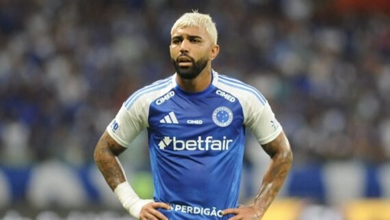 Gabigol, atacante do Cruzeiro (foto: Alexandre Guzanshe/EM/D.A. Press)