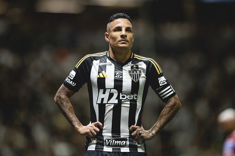 Lateral-esquerdo Guilherme Arana (foto: Pedro Souza/Atlético)