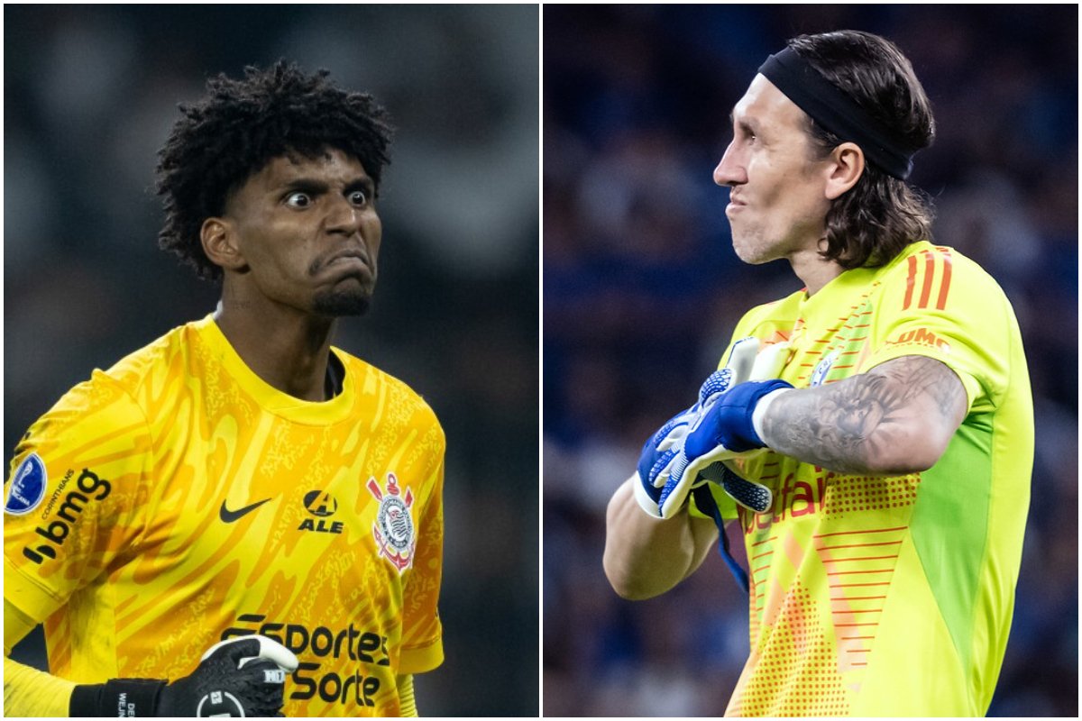 Hugo Souza e Cássio (foto: Divulgação)