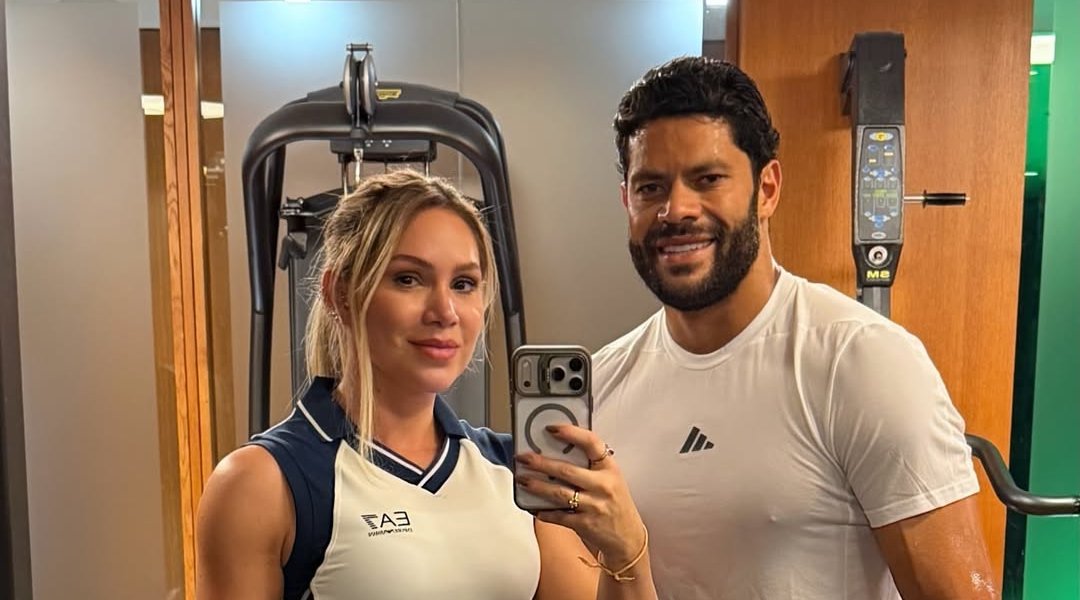 Hulk ao lado da esposa, Camila Ângelo (foto: Reprodução/Redes sociais)
