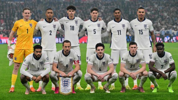 Inglaterra é uma das favoritas para conquistar a Copa do Mundo de 2026 (foto: Ben STANSALL / AFP)