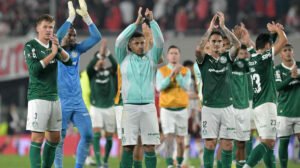 Jogadores do Palmeiras reunidos após jogo - Crédito: 