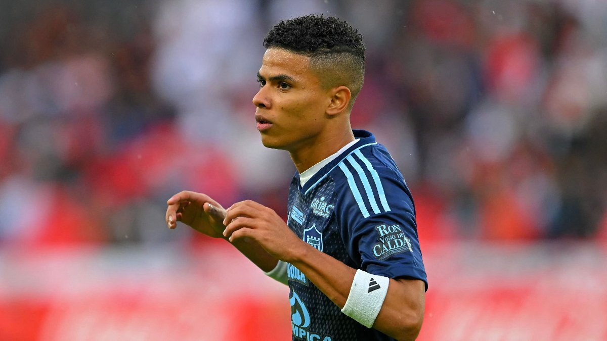 José Enamorado, atacante do Junior Barranquilla (foto: Rodrigo BUENDIA / AFP)