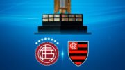 Escudos de Lanús e Flamengo (foto: Reprodução/Conmebol)