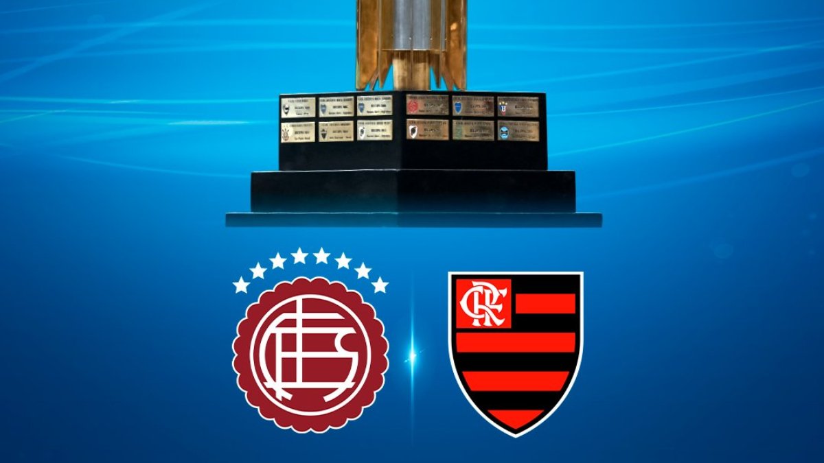 Escudos de Lanús e Flamengo (foto: Reprodução/Conmebol)