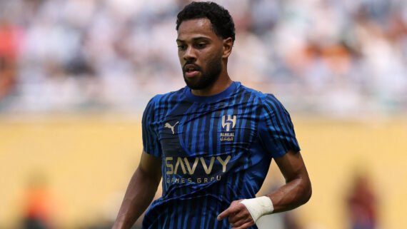 Renan Lodi, novo lateral-esquerdo do Atlético (foto: Dan Mullan/AFP)