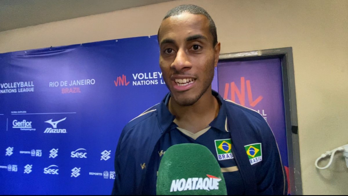 Lucarelli, ponteiro da Seleção Brasileira de Vôlei (foto: Rafael Cyrne/No Ataque)