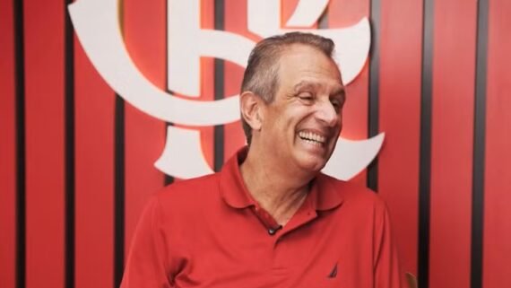 Luiz Eduardo Baptista, presidente do Flamengo (foto: Flamengo TV/Divulgação)