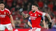 Otamendi,ex-jogador do Atlético, em ação pelo Benfica (foto: Divulgação/Benfica)