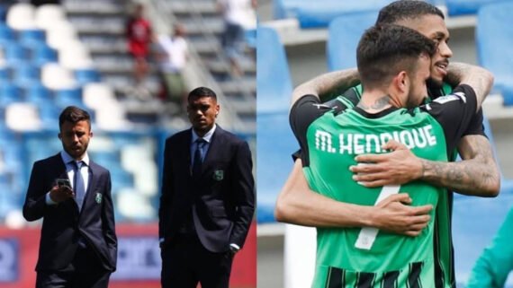 Ruan e Matheus Henrique atuaram juntos no Grêmio e no Sassuolo, da Itália (foto: Reprodução/Redes sociais)