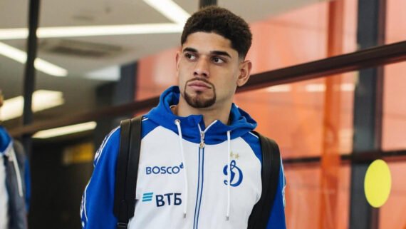 Rubens defende o Dínamo Moscou, da Rússia (foto: Divulgação/Dínamo Moscou)