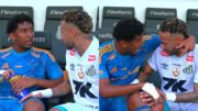 Ryan Guilherme e Neymar (foto: Reprodução/Globo)