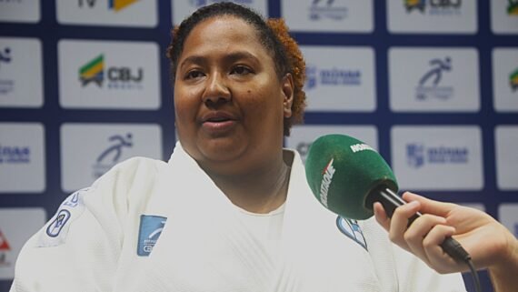Bia Souza, campeã olímpica em Paris 2024 no judô (foto: Marcos Vieira /EM/DA. Press)
