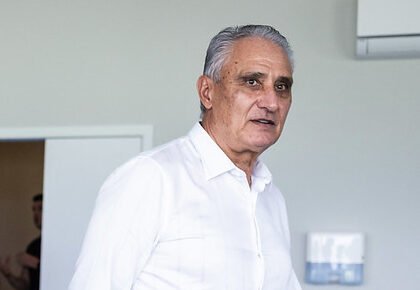 Tite na Toca da Raposa II (foto: Gustavo Aleixo/Cruzeiro)