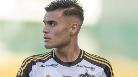 Fausto Vera em ação pelo Atlético (foto: Pedro Souza/Atlético)