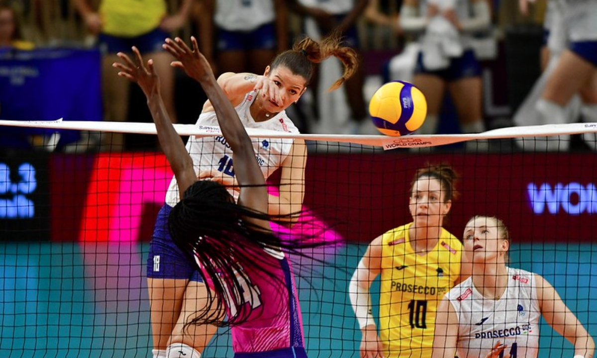 Scandicci e Conegliano duelaram na final do Mundial de Vôlei (foto: Ju Pastoriza/Fotojump)