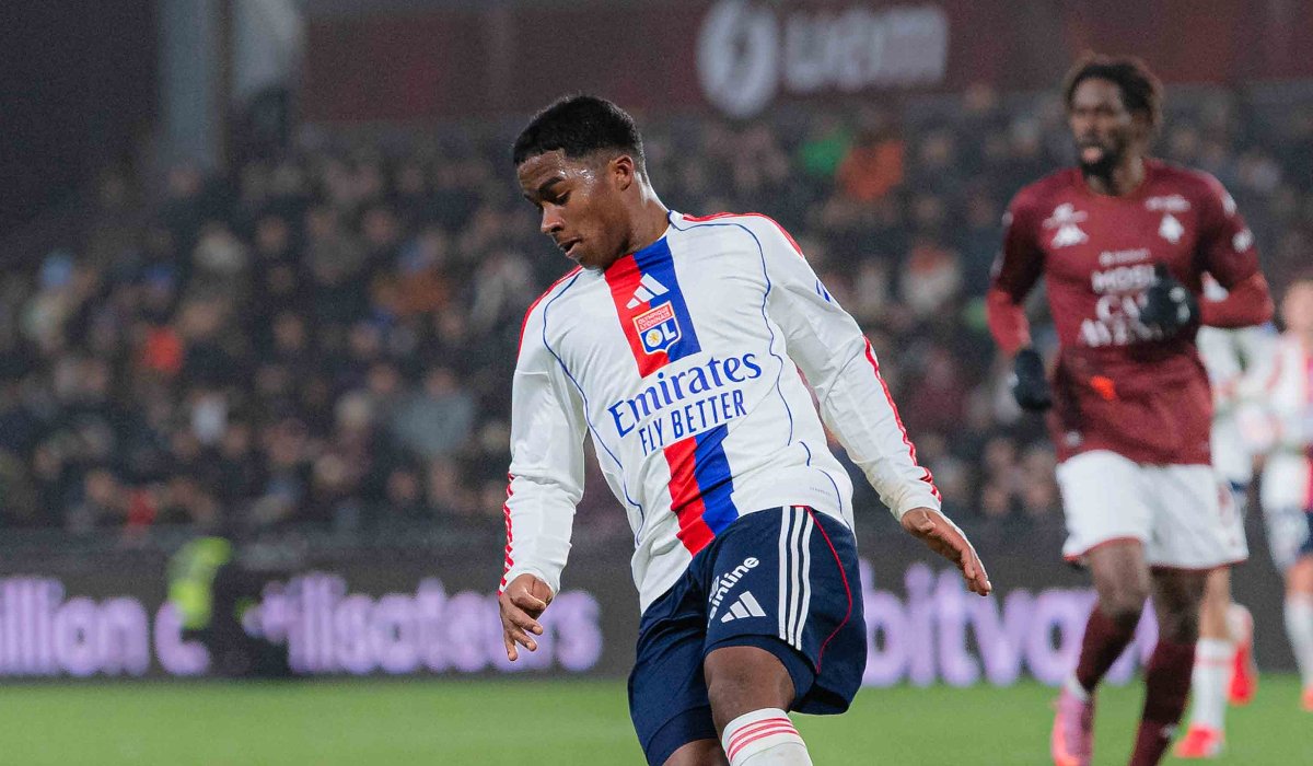 Endrick jogando pelo Lyon, da França (foto: Divulgação/Lyon)