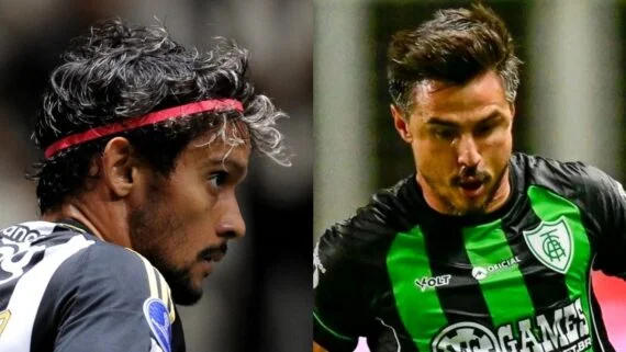 Scarpa e Willian (foto: Montagem: Alexandre Guzanshe/EM/D.A. Press e Mourão Panda/América)