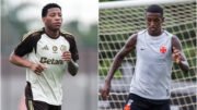 Jogador no Flamengo na Esquerda e do Vasco na direita (foto: Divulgação/Flamengo e Dikran Sahagian/Vasco)