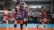 Jogo entre Bauru e Barueri pela Superliga de Vôlei (foto: Felipe Wiira/Sesi-SP)