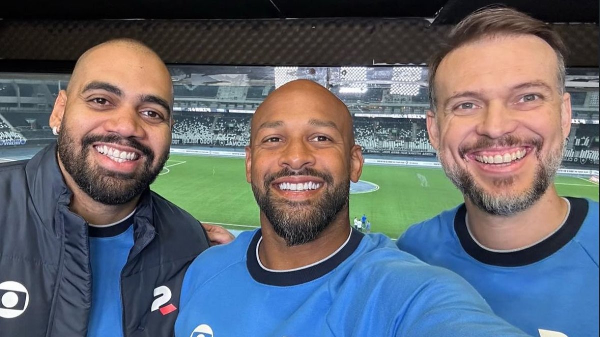 Comunicadores da Globo posam para foto (foto: Divulgação/Márcio Meneghini)