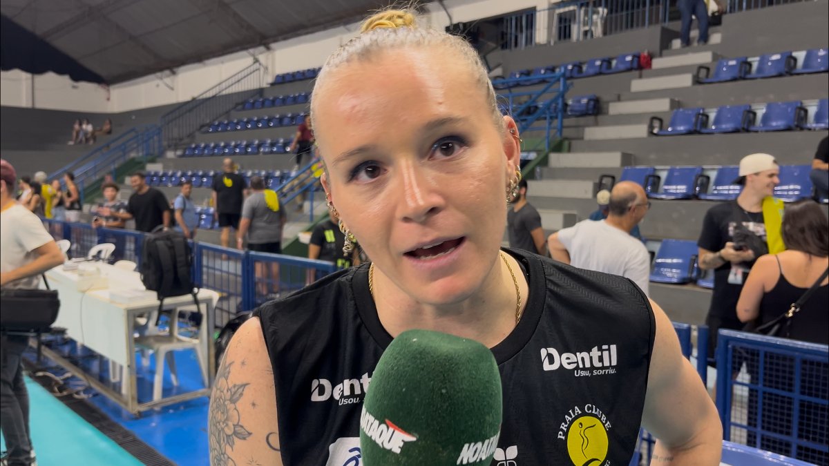 Payton Caffrey, ponteira estadunidense (foto: Pedro Bueno / No Ataque)