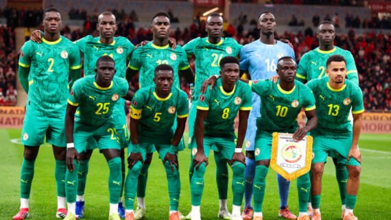 Jogadores de Senegal na final da Copa Africana de Nações (foto: Franck FIFE / AFP)