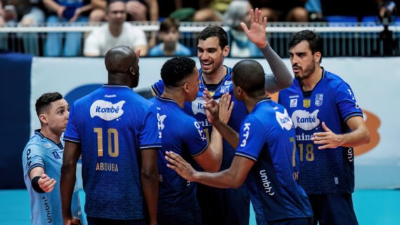 Time do Minas na Superliga Masculina de Vôlei (foto: Hedgard Moraes/ MTC)