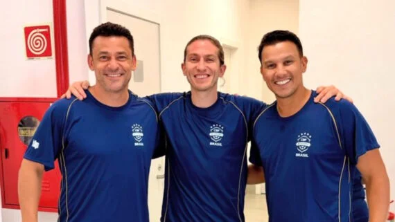 Ex-jogadores do Cruzeiro e Técnico do Flamengo (foto: Reprodução)