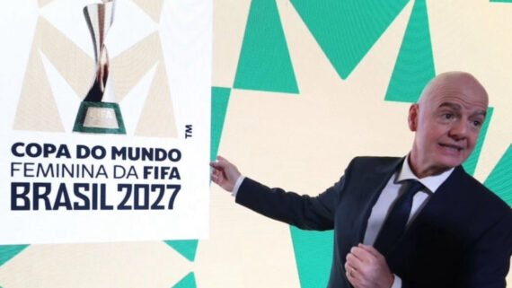 Gianni Infantino, presidente da Fifa (foto: Divulgação/Seleção Brasileira Feminina)