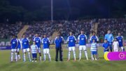 Time do Cruzeiro durante a Copinha de 2026 (foto: Reprodução CazéTV)
