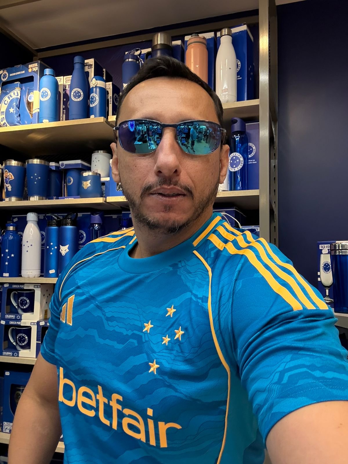 Diácomo Sena, torcedor do Cruzeiro