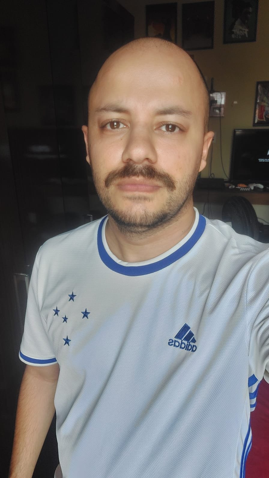 Peron Ribeiro, torcedor do Cruzeiro