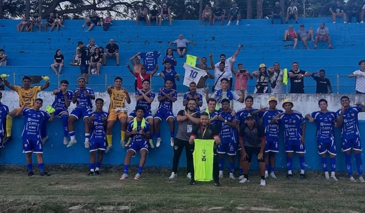 Time do Águia de Marabá na Copinha (foto: Gustavo Sousa / Águia de Marabá)