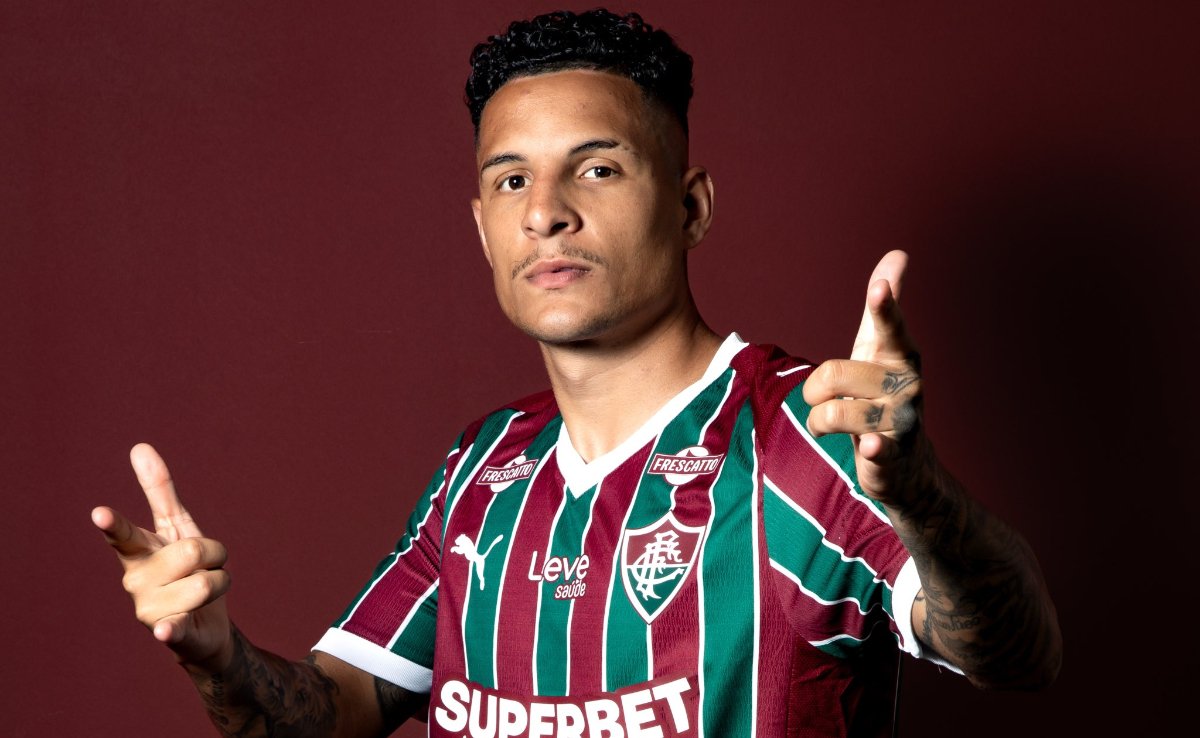 Guilherme Arana, ex-lateral-esquerdo do Atlético e hoje jogador do Fluminense - (foto: Divulgação/Fluminense)