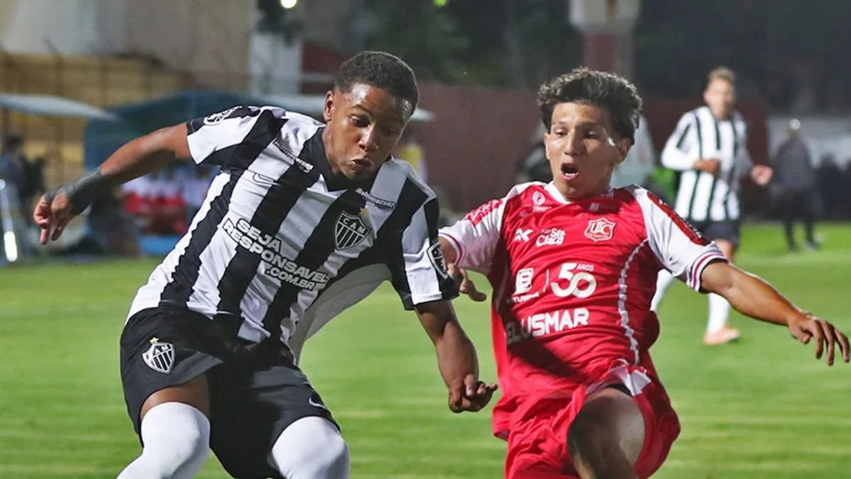 Lance do jogo entre Atlético e União-MT pela Copinha - (foto: Divulgação/Atlético)