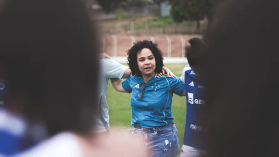 Bárbara Fonseca, ex-diretora de futebol feminino do Cruzeiro, é a nova executiva do Grêmio (foto: Gustavo Martins/Cruzeiro)