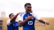 William comemorando gol pelo Cruzeiro (foto: Marco Galvão/Cruzeiro)