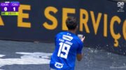 Kaio Jorge abriu o placar para o Cruzeiro no clássico contra o Atlético (foto: Reprodução/GE TV)