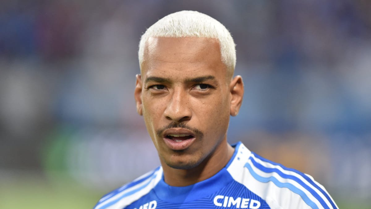 Matheus Pereira, meio-campista do Cruzeiro, em partida no Mineirão, em Belo Horizonte (foto: Ramon Lisboa/EM/D.A Press)